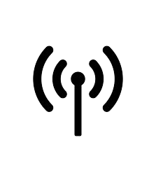 wireless transmission icon